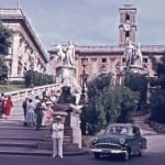 Rom, Cordonata zum Kapitol (1956). Foto: bhpdia86492