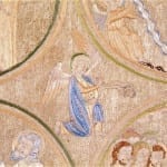 Piviale di Maria, particolare con angelo con turibolo. Foto: Alessandro Iazeolla, bhped86312