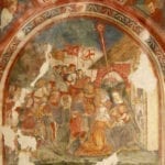 L’Adorazione dei Magi di Dionisio Cappelli sulla parete destra dell’abside (1508). Foto: Giovanni Lattanzi