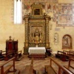 The Baroque wooden altar of the Sanctuary della Filetta at the southern side of the church collapsed after the earthquake of August 24, 2016, photo: Giovanni Lattanzi