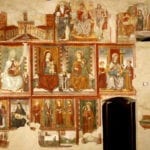 Ansicht der linken Wand mit Votiv-Fresken von Dionisio Cappelli und seiner Werkstatt (nach 1508), Foto: Giovanni Lattanzi