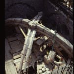 Detail der Lehrbögen der Kapelle des Gonfalone im Dom von Sant’Andrea in Venzone, die im Zuge des Erdbebens von 1976 einstürzte. Foto: Francesco Doglioni