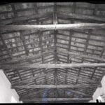 View of the wooden roof of the church of Sant’Antonio Abate, photograph from the Soprintendenza ai Monumenti del Lazio, photo: Soprintendenza Archeologia, Belle Arti e Paesaggio per l’area metropolitana di Roma, la provincia di Viterbo e l’Etruria meridionale, 20183