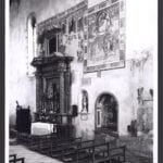 Particolare della parete meridionale di San Francesco ad Amatrice. Foto: Max Hutzel, Foto Arte Minore, 1960. Digital image courtesy of the Getty’s Open Content Program