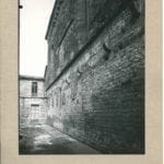 View of the north flank of Sant’Agostino in a photograph from 1965, photo: Bibliotheca Hertziana, Max Planck Institut for Art History, bh142344