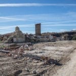 Veduta del centro storico desertificato (novembre 2018). Foto: Enrico Fontolan