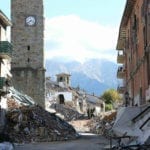 The damages to Corso Umberto after the earthquake of August 24, 2016 (October 2016), photo: Giovanni Lattanzi