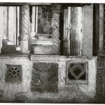 Photograph from the Gabinetto Fotografico Nazionale, detail of the iconostasis of the church San Pietro in Alba Fucens before the 1915 earthquake, photo: Alba Fucens. Rapports et études, ed. by J. Mertens, Rome 1969, vol. II, tav. XIV, fig. 10